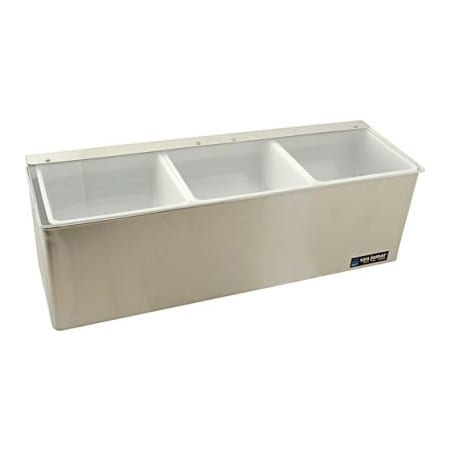 Allpoints Allpoints 1503530 Tray, Chilled Condiment, 3 Qt For San Jamar 1503530